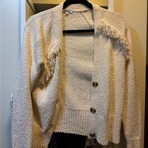 Madewell fringe cardigan